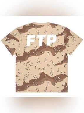 FTP Logo Desert Camo Tee Mens Size Large Brand New